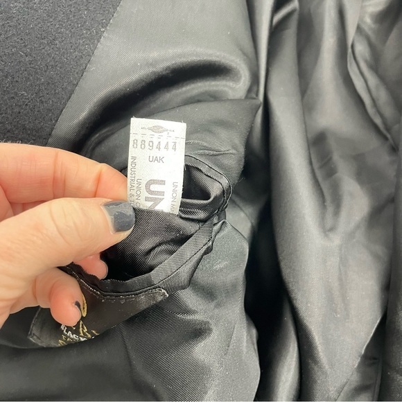 Vintage Mens Bill Blass Black 100% Pure CAMEL HAIR Blazer /Sports Coat SIZE 44R - Picture 16 of 16